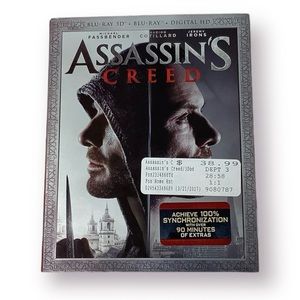 🛍️SALE🛍️ Assassins Creed Blu-ray + Blu-ray 3D + Digital HD